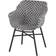 Hartman Delphine Black /White Kitchen Chair 84cm