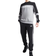 Adidas Junior Colour Block Crew Fleece Tracksuit - Black
