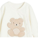 H&M Baby's Velour Sleepsuit with Full Feet - Natural White/Bears