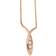 Bloch Fish Necklace - Rose Gold/Diamonds