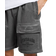 Gymshark HeavyWeight Washed Cargo Shorts - Black