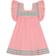 Mer St. Barth Kid's Serena Tassel Dress - Pink Sorbet Embroidery