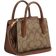 Coach Andrea Mini Carryall In Signature Canvas - Gold/Khaki Saddle