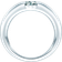 Trilani Tension Ring - Silver/Transparent