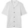 Reiss Fortune Cable Knit Cuban Collar Shirt - White