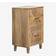 Sklum Langson Natural Bedside Table 29x35cm