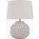 Pacific Lifestyle Aztec White Table Lamp 40cm