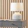 Pacific Lifestyle Aztec White Table Lamp 40cm