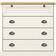 vidaXL Vigo White Chest of Drawer 80x76cm