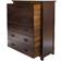 Core Products Boston Dark Lacquered Finish Chest of Drawer 90x115cm