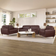 Lifestyle Solutions Serta Dublin Brown Sofa 198.9cm 3 Seater