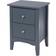 Core Products Como Midnight Blue Grey Bedside Table 32x40cm