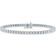 Macy's Tennis Bracelet - Silver/Diamonds