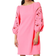 Vince Camuto Signature Crepe Shift Dress - Lipstick Pink