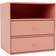 Montana Furniture Mini 1006 Rhubarb Bedside Table 25x35cm