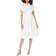 Lauren Ralph Lauren Women's Twist Front Cotton Blend Shirt Dress - White