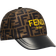 Fendi Kid's FF Logo Cap - Brown