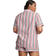 Victoria's Secret Flannel Short Pajama Set - Multi Colored Stripe