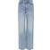 Pieces Selma Hw Wide Fit Jeans - Light Blue Denim