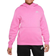 Nike Big Kid's Sportswear Club Fleece Pullover Hoodie - Playful Pink/White