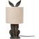 Hestia Hiding Rabbit Beige/Brown Table Lamp 43cm