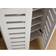 Home Source Oslo White Shoe Rack 114x98cm