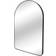 Nielsen Savio Arched Black Wall Mirror 50x75cm