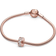 Pandora Shining Elegance Clip Charm - Rose Gold/Transparent