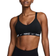 Nike Indy Medium Support Women's Padded Adjustable Sports Bra - Black/Black/White