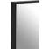 Premier Housewares Small Square Matte Black Wall Mirror 32x32cm