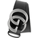 Gucci Double G Buckle Full Grain Leather Belt - Black