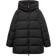 Mango Tokyo Hood Quilted Coat - Black