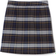 French Toast Big Girl's Adjustable Waist Plaid Two-Tab Scooter Plaid Skirt - Blue