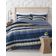 FairField Square Collection Austin Bed Linen Blue (243.8x205.7cm)