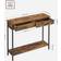 Vasagle LNT015B01 Rustic Brown/Black Console Table 30x100cm