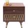 Kare Design Muskat Brown/Gold Bedside Table 35x45cm