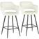 Lumisource Margarite Collection B25-MARGBK+CR2 Cream Bar Stool 94cm 2pcs