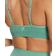 Gymshark Vital Seamless 2.0 V Neck Sports Bra - Lagoon Green/ Marl