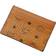 MCM Card Case In Visetos Original Mini - Cognac