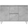 vidaXL Engineered Wood Concrete Grey Sideboard 104x70cm