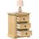 vidaXL Corona Natural Bedside Table 39x53cm