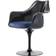 Fusion Living Black Tulip Dark Blue Armchair 83cm