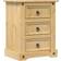 vidaXL Corona Natural Bedside Table 39x53cm