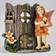 Happy Larry Fairy House Multicolor Candle Holder 16cm 2pcs