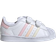 Adidas Infant Superstar Shoes - Cloud White/Clear Pink/Supplier Colour