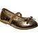 Kensie Kid's Elegant Pearl Dress Shoes - Rose Gold