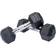 DKN Rubber Hex Dumbbells 2x6kg