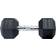 DKN Rubber Hex Dumbbells 2x6kg