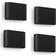 Philips Hue Ambiance Dymera Black Wall light 4pcs