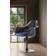 Fusion Living Black Tulip Dark Blue Armchair 83cm